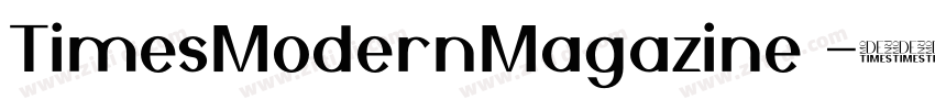 TimesModernMagazine 字体转换